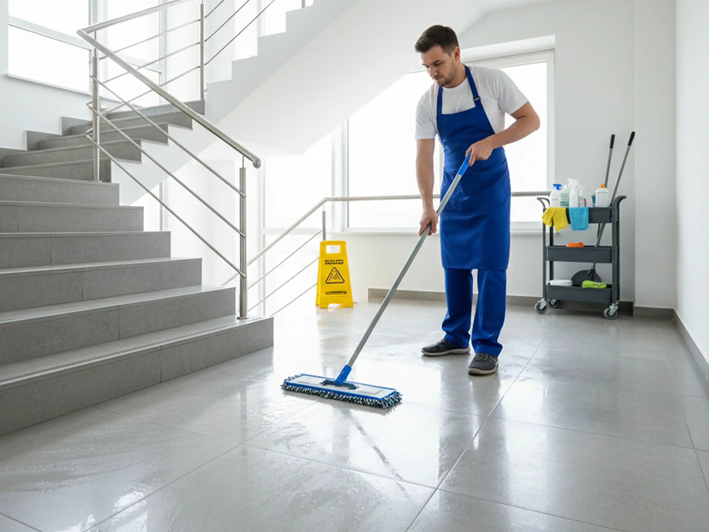 Zuverlässige Treppenhausreinigung für Gewerbeobjekte in Ludwigsburg
